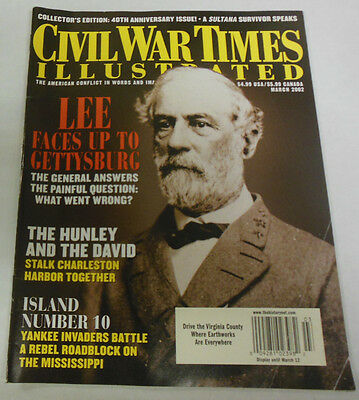 Civil War Times Illustrated Magazine General Lee Gettysburg March 2002 071714R