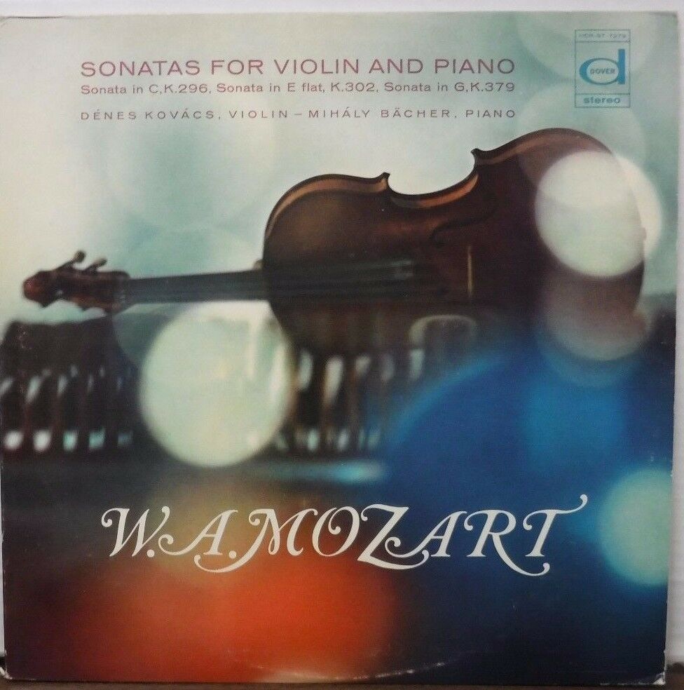 W.A. Mozart Sonatas for Violin and Piano 33RPM #7279 012817LLE