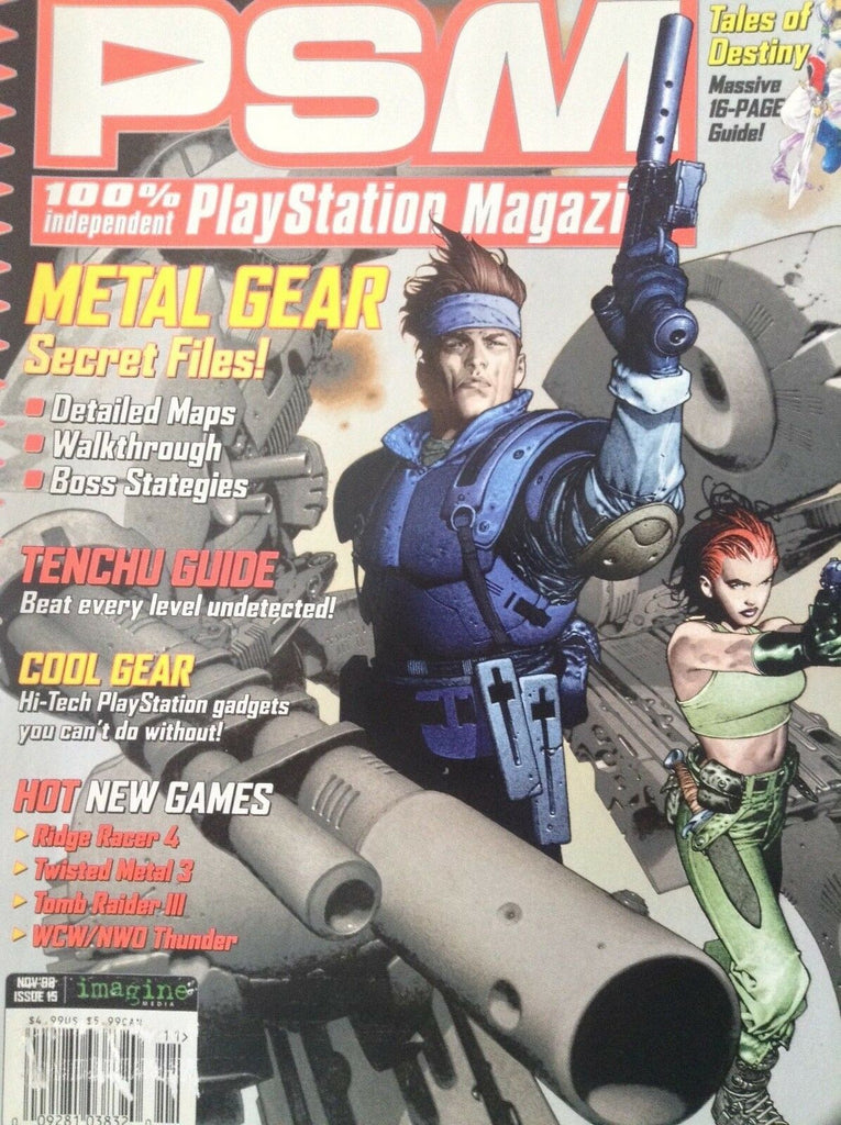 PlayStation Magazine Metal Gear Solid Secret Files November 1988 120418nonrh