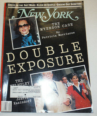 New York Magazine The Myerson Case Double Exposure October 1988 011615R