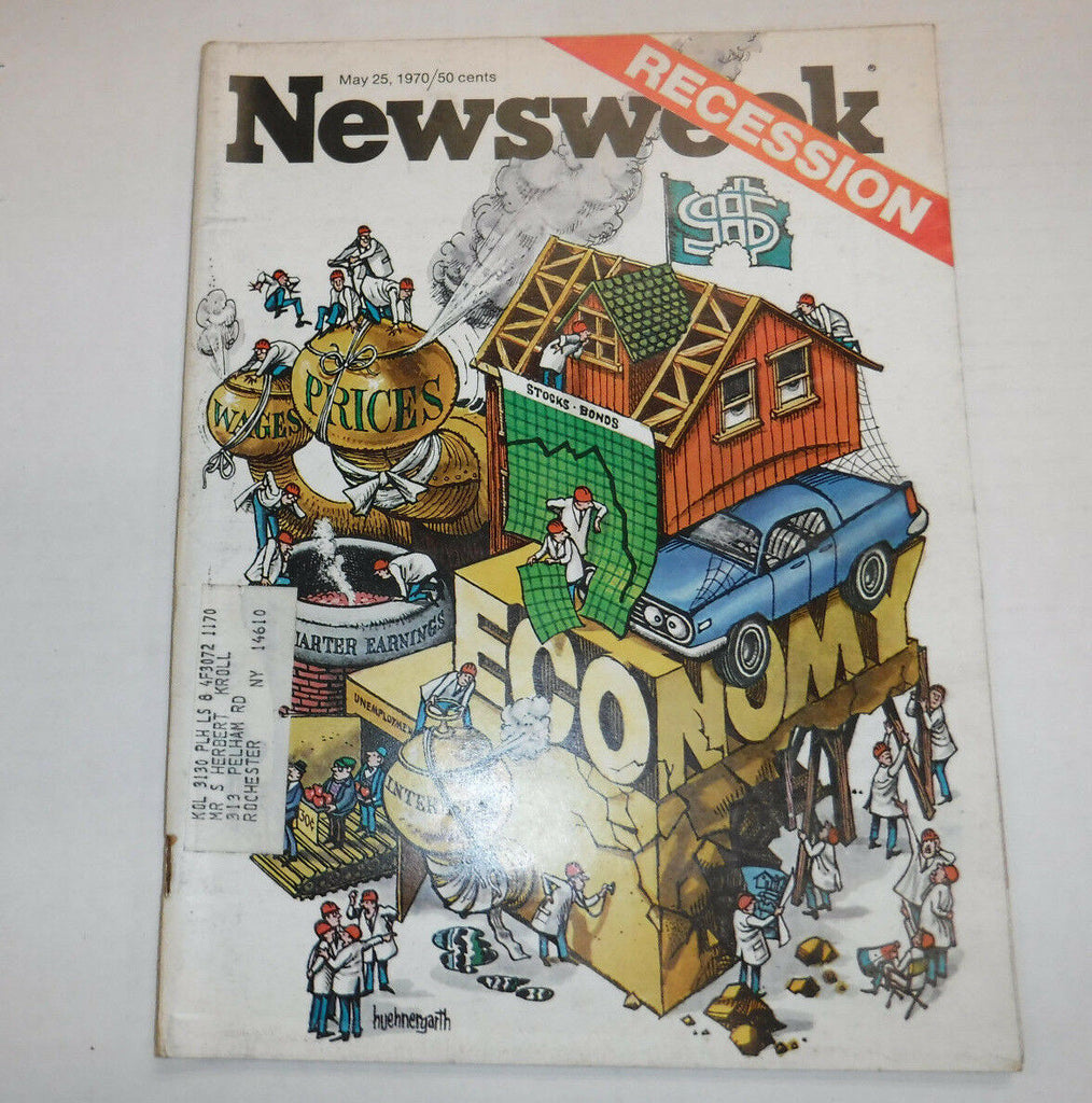 Newsweek Magazine Recession May 25, 1970 101816R2