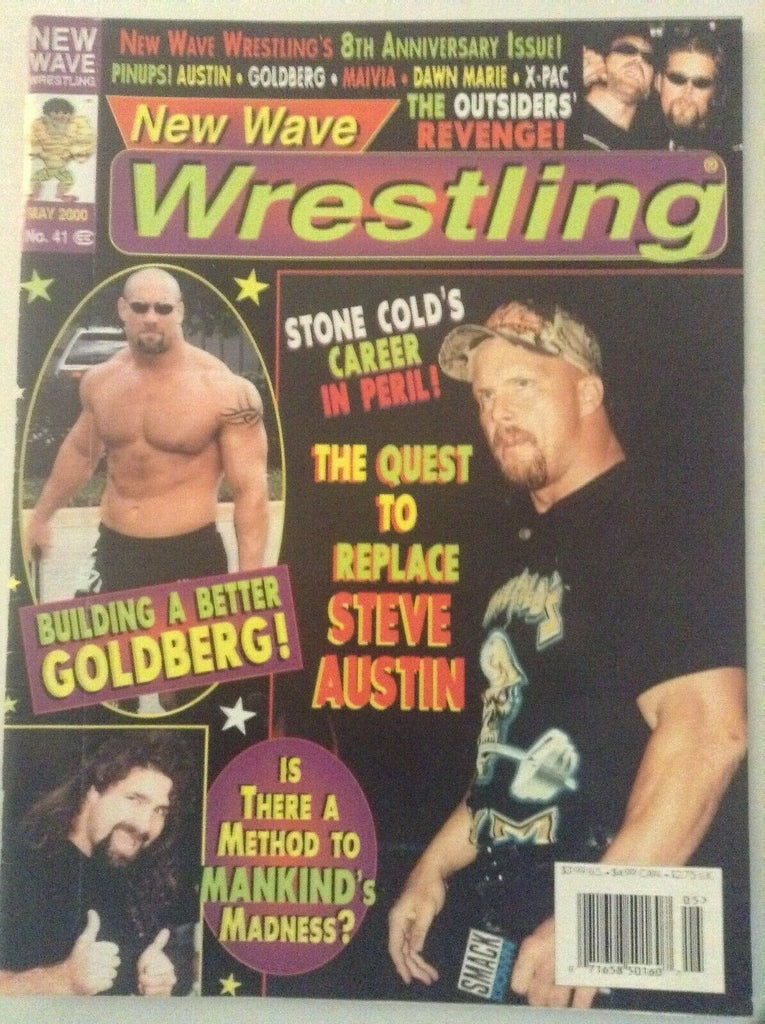 New Wave Wrestling Magazine Stone Cold Goldberg May 2000 041119nonrh