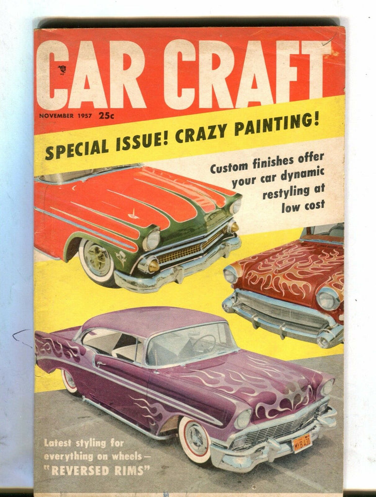 Car Craft Magazine November 1957 Crazy Painting VG No ML 040717nonjhe