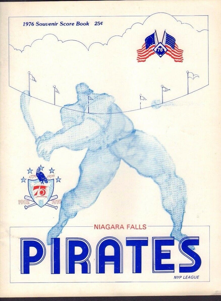 NIagara Falls Pirates 1976 Souvenir Score Book 071517nonjhe