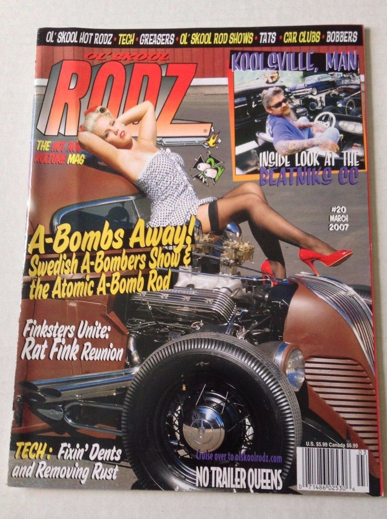 Ol' Skool Rodz Magazine Swedish A Bombers Show March 2007 030217NONRH