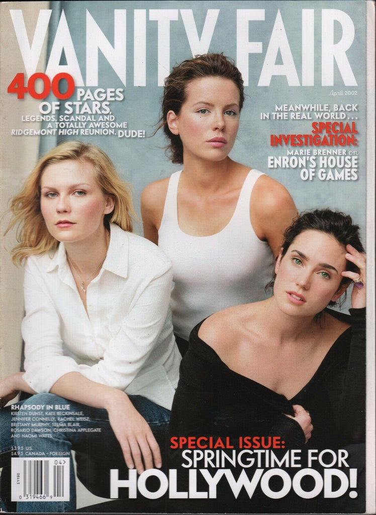 Vanity Fair April 2002 Kirsten Dunst, Kate Beckinsale 012417DBE