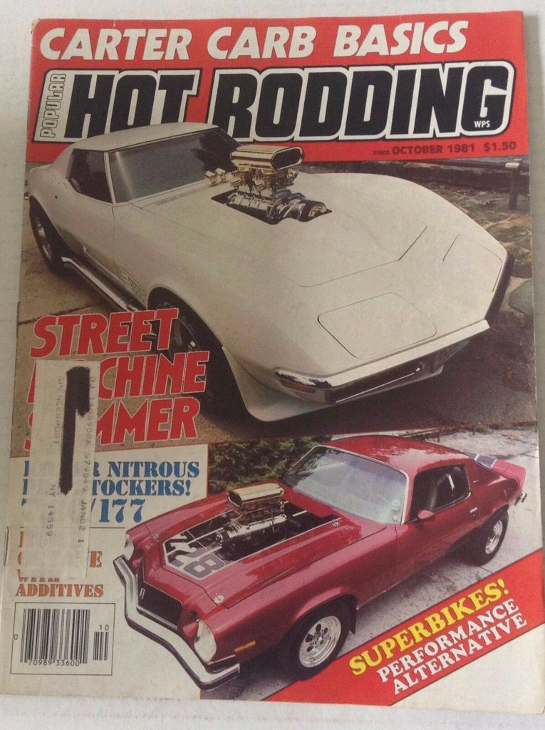 Popular Hot Rodding Magazine Street Machine Summer October 1981 042617nonrh