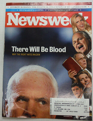 Newsweek Magazine John McCain & Andrew Romano February 2008 052615R2