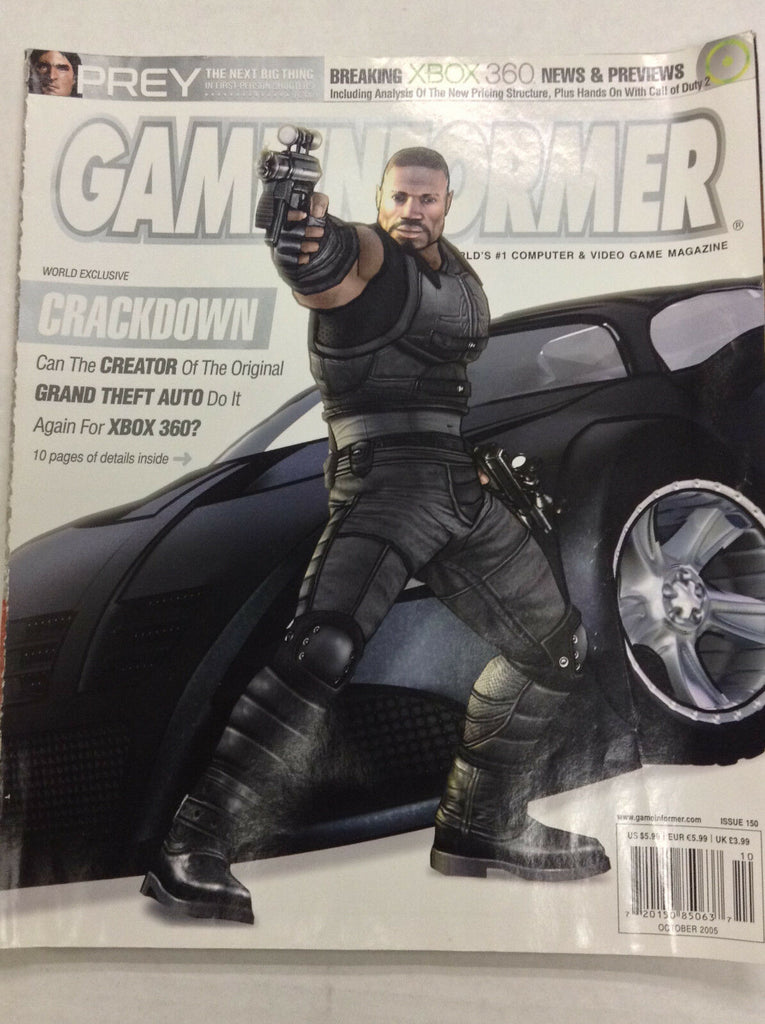 Gameinformer Magazine Crackdown Prey The Next Thing #150 October 2005 020817RH