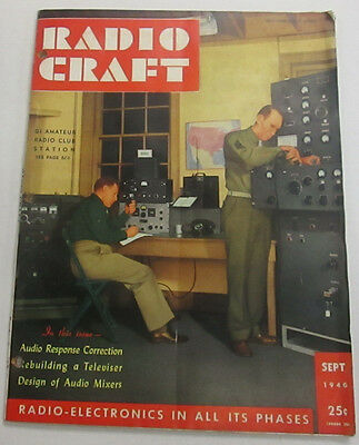 Radio Craft Magazine Audio Response Correction September 1946 102914R1