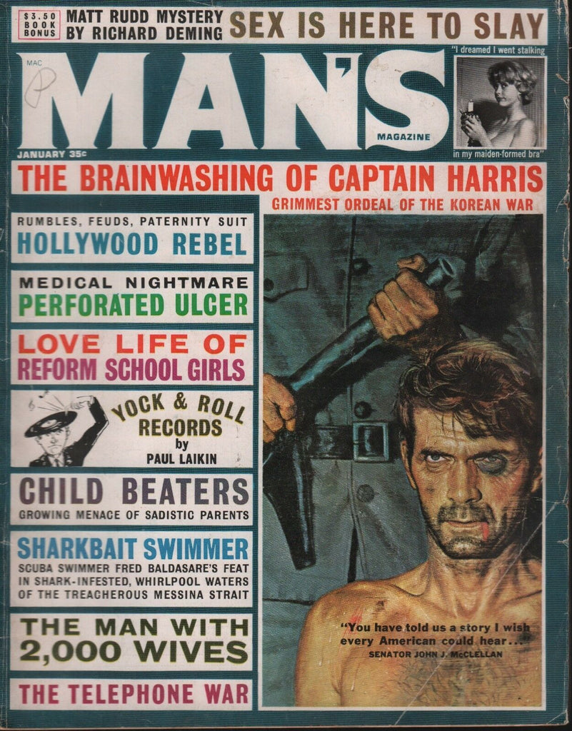 Man's Magazine January 1964 JOhn J McClellan 100818AME2