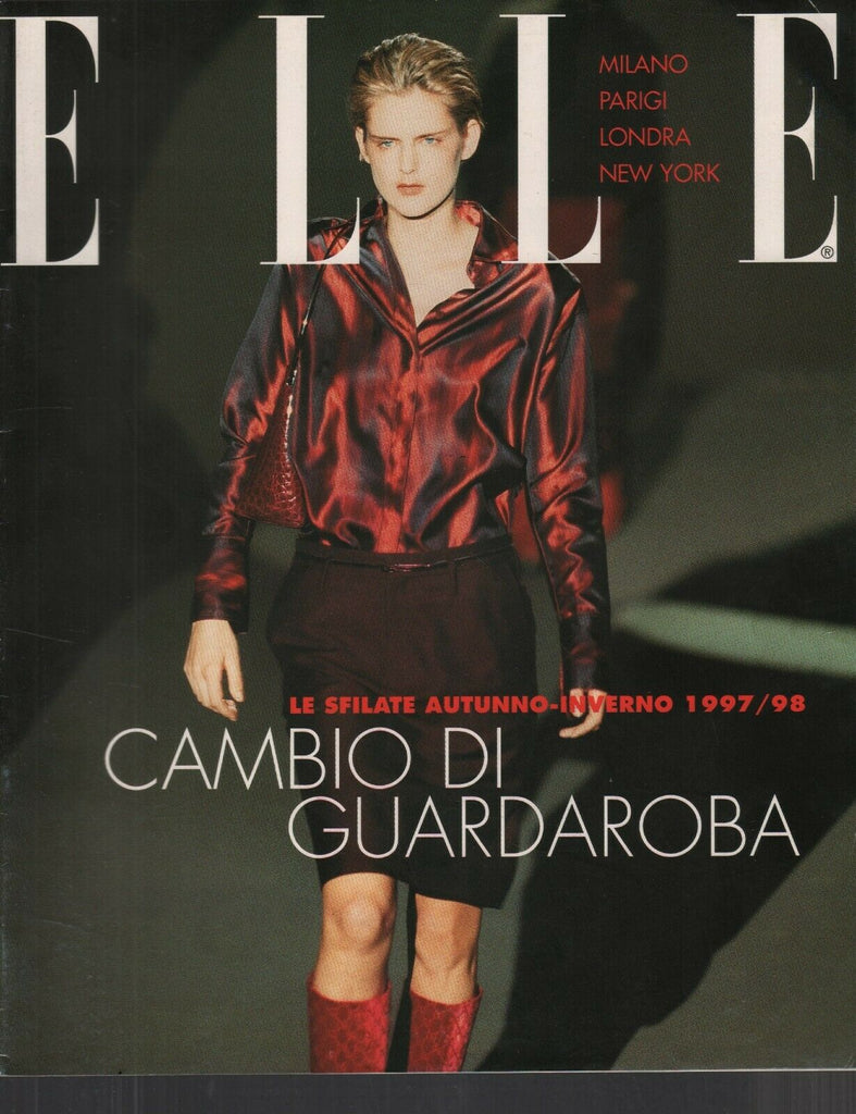 Elle French Le Sfilate Autunno-Inverno 1997/98 Supplement Milano NY 091719AME2