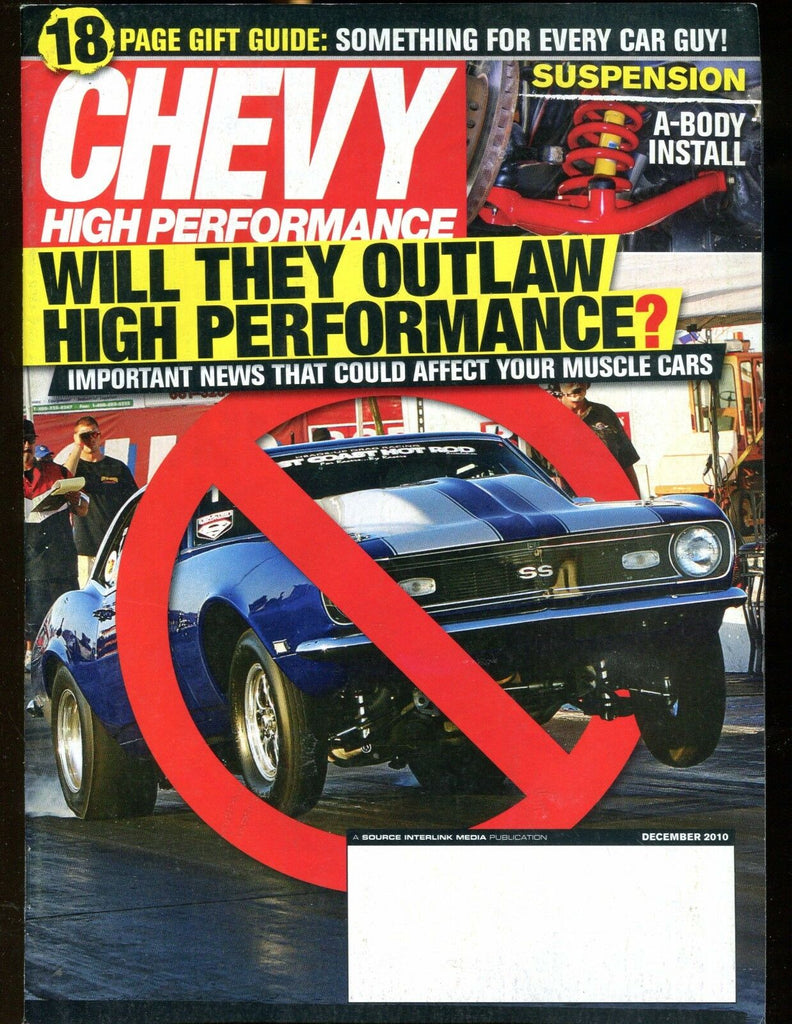 Chevy High Performance Magazine December 2010 EX No ML 030317nonjhe