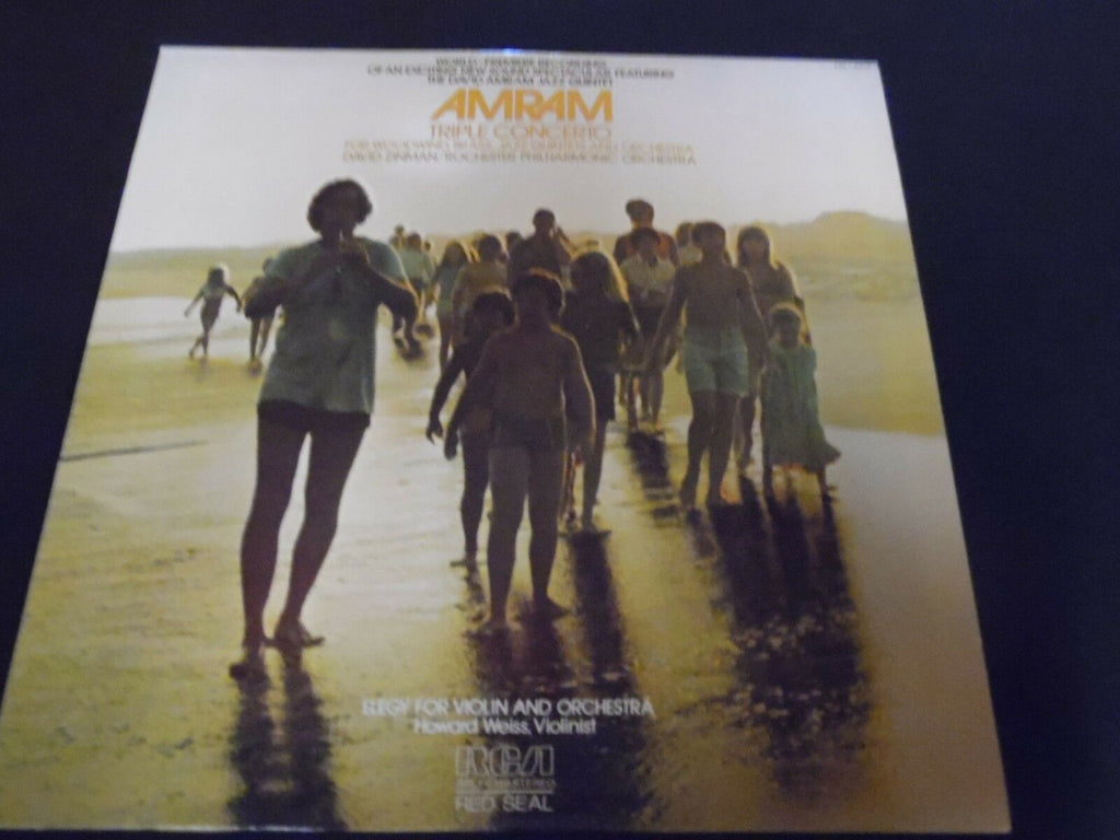 Amram Triple Concerto For Woodwind Brass Elegy for Violin #0459 vinyl 011319LLE