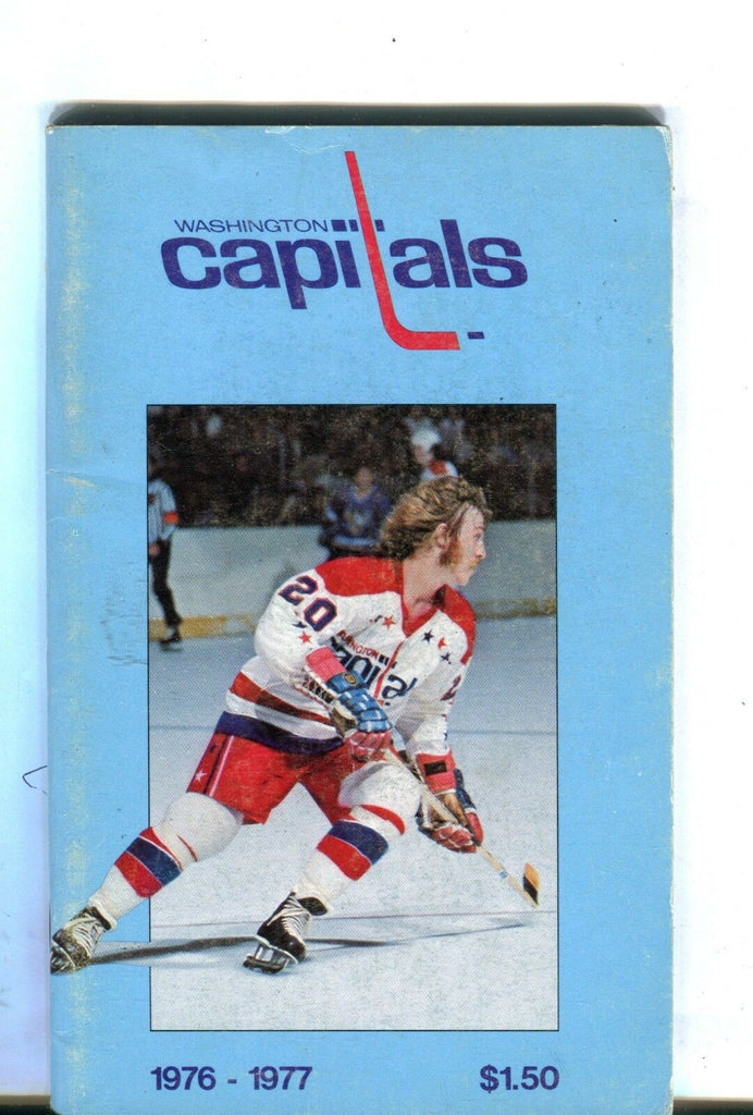 Washington Capitals 1976-77 Media Guide VG 012417jhe