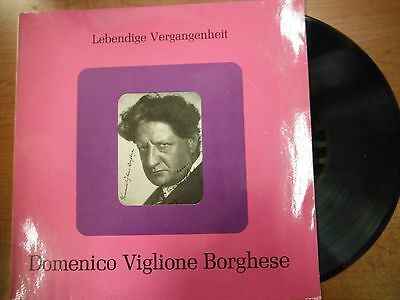 33 RPM Vinyl Domenico Viglione Borghese Lebendige Vergangenheit LV283 022415SM