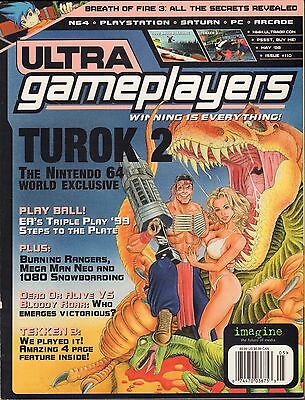 Ultra Gameplayers May 1998 Turok 2, Breath of Fire 3, Tekken 3 VG 062416DBE