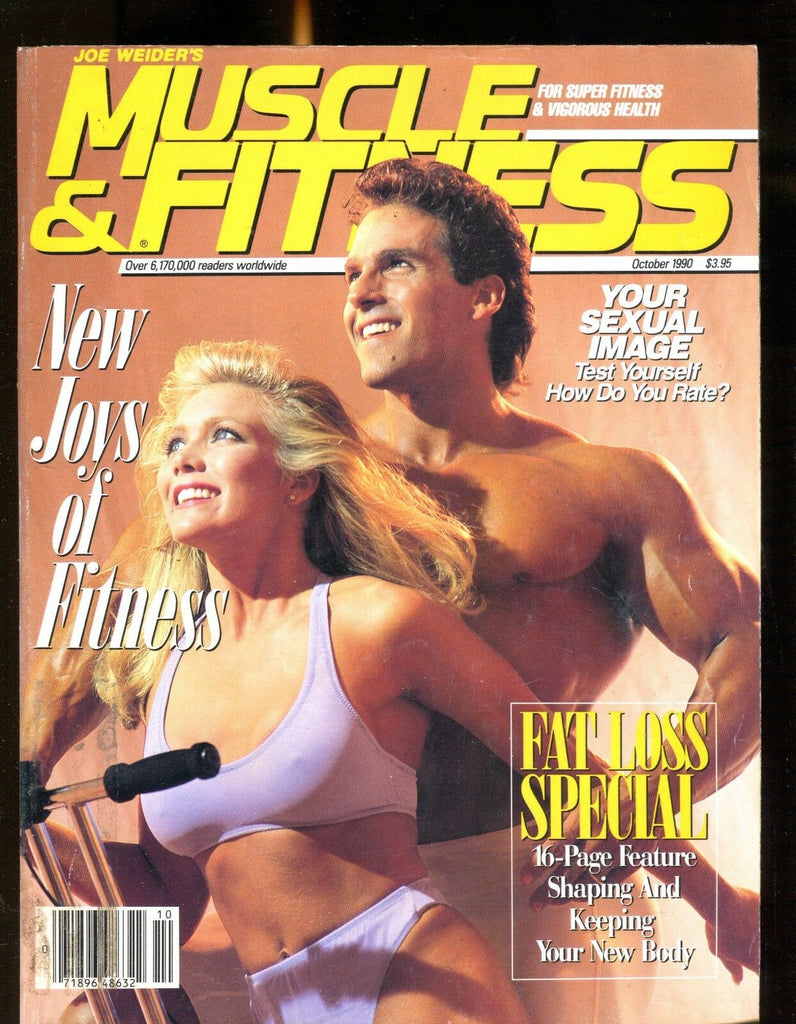 Muscle & Fitness Magazine October 1990 EX No ML 021017jhe