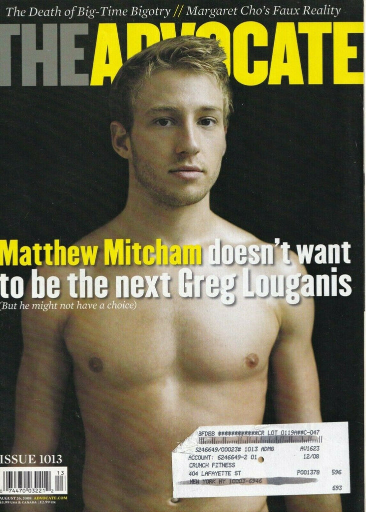 The Advocate August 26 2008 Mathew Mitcham Margaret Cho 060719DBE