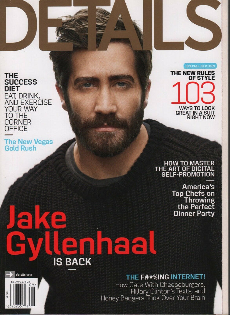 Details September 2012 Jake Gyllenhaal Hillary Clinton Mark Seliger 052418DBF