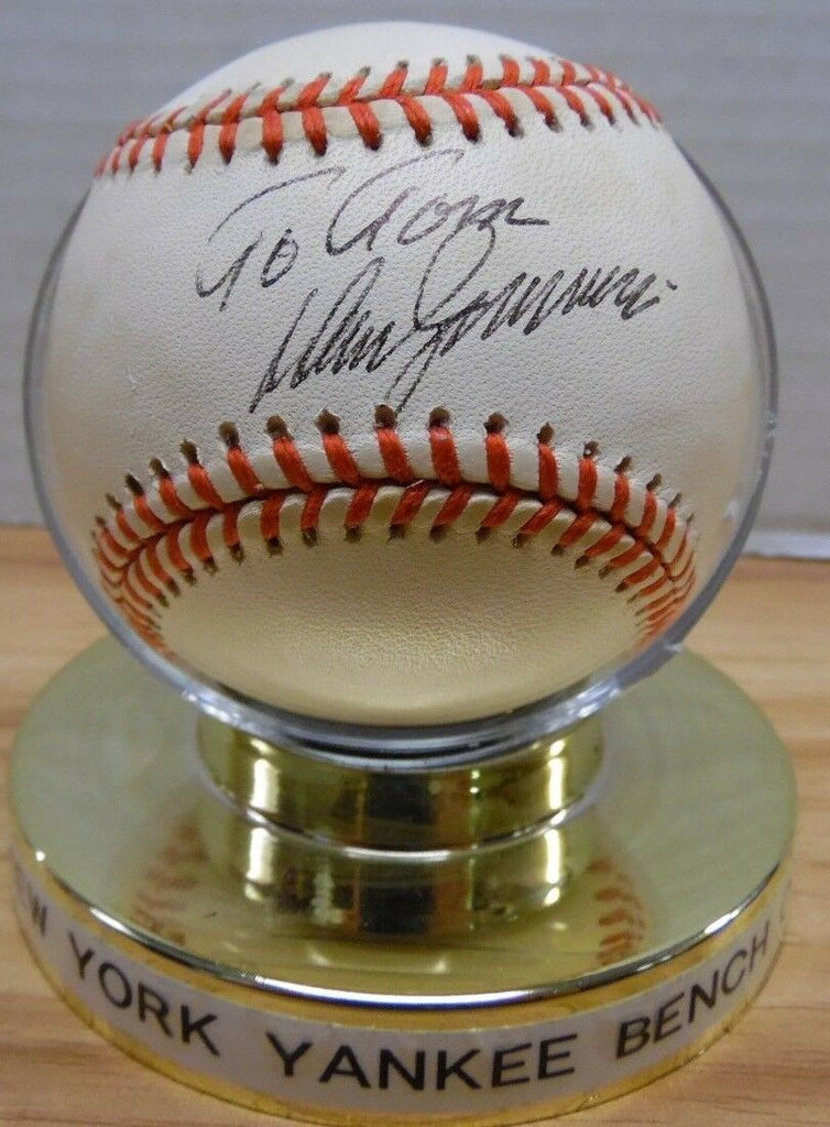Don Zimmer NY Yankees Coach Personalized Autographed Ball w/COA 121317DBT