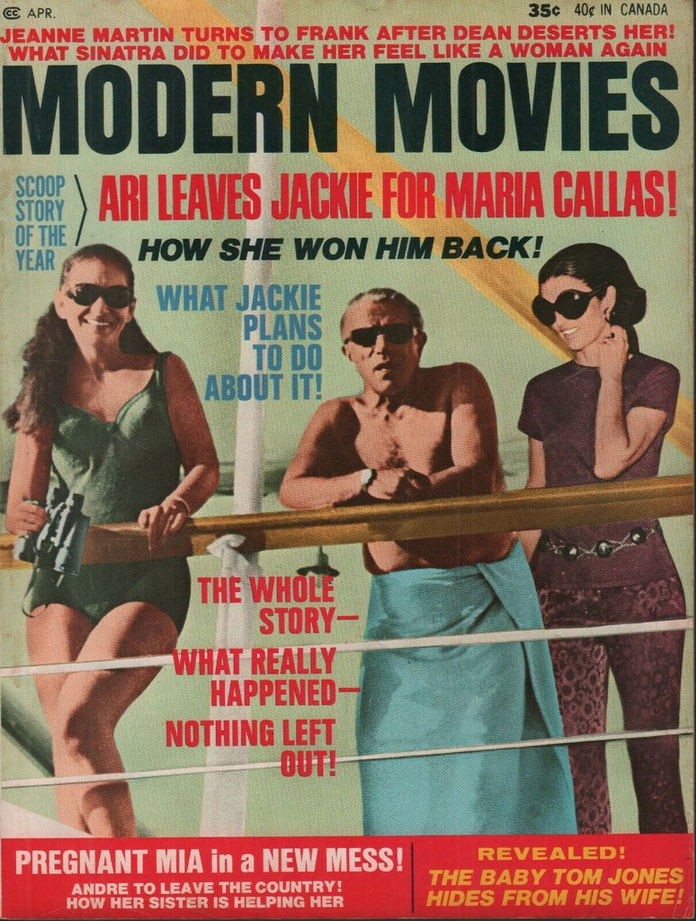 Modern Movies April 1970 Jackie Kennedy Onassis Maria Callas 062019AME2