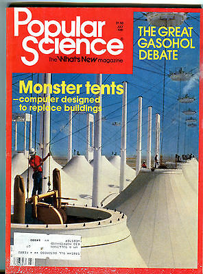 Popular Science Magazine July 1981 Monster Tents EX 032416jhe