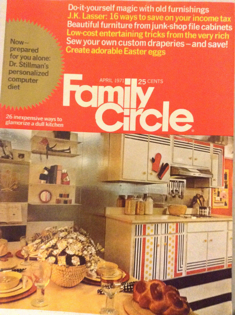 Family Circle Magazine JK Lasser Save On Income Tax April 1971 081017nonrh