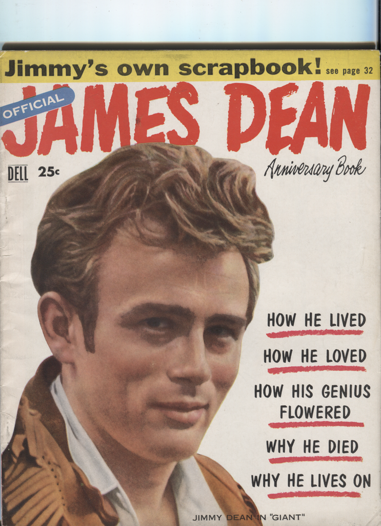 Official James Dean Anniversary Book Dell 1956 072120DBE