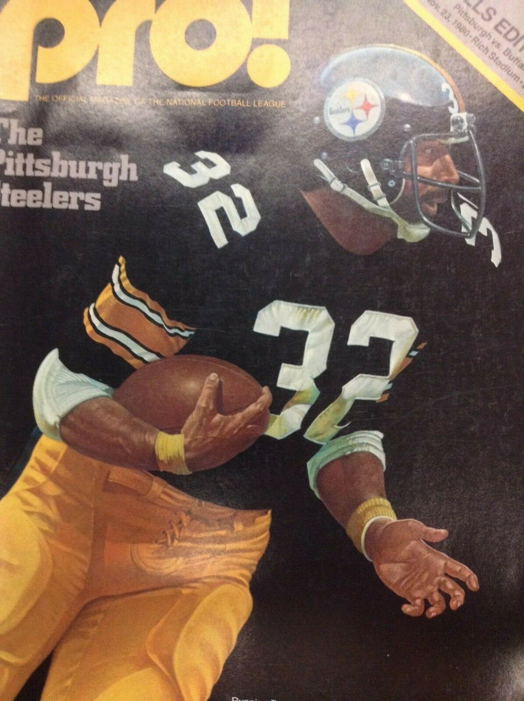 Pro! Magazine Steelers Vs Buffalo Franco Harris November 23, 1980 012319nonr