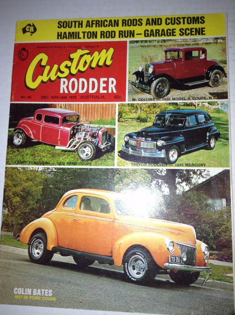 Custom Rodder Magazine Colin Bates South African Rods January 1975 041917nonrh2